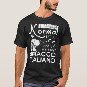 T-shirt do presente de Bracco Italiano para