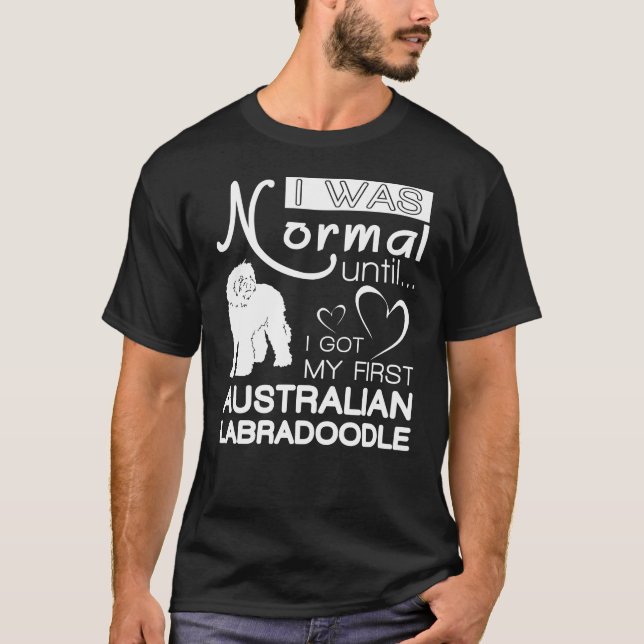 T-shirt do presente de Labradoodle do australiano (Frente)