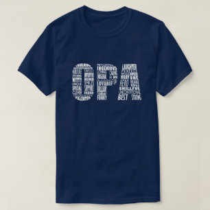 T-shirt do presente do dia dos pais do vovô de Op