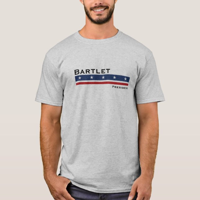 T-shirt do presidente Jed Bartlet Oeste Asa (Frente)