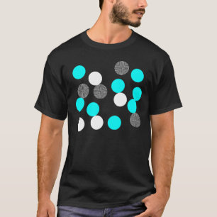 T-shirt do preto da coleção do Bauhaus