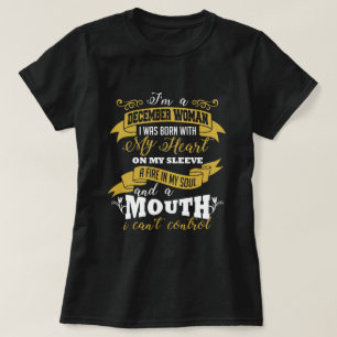 T-shirt do preto do aniversário da mulher de