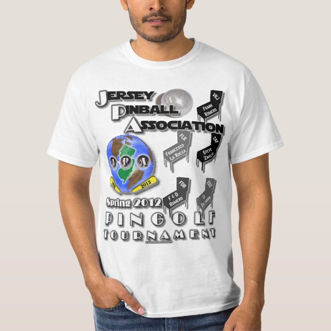 T-shirt do primavera 2012 JPA PinGolf (Frente)