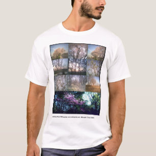 T-shirt do primavera de Midwest das árvores de