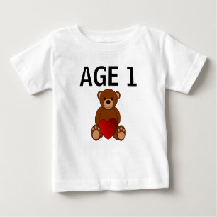 T-SHIRT DO primeiro aniversario TEDDY BEAR
