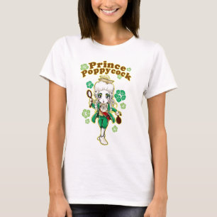 T-shirt do príncipe Poppycock Figaro Chibi Boneca