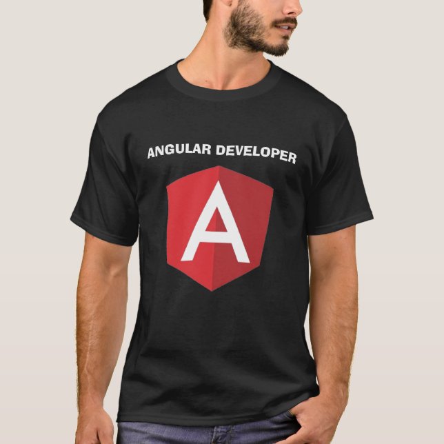 T-Shirt do Programador Angular (Frente)