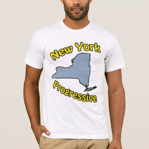 T-shirt do progressista de New York