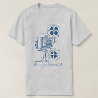 T-shirt do projetista (design azul)