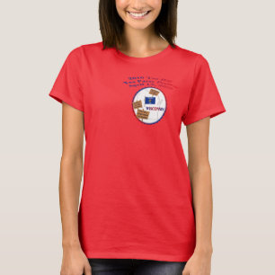 T-shirt do protesto do tea party do dia do imposto