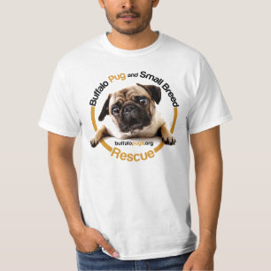 T-shirt do Pug do búfalo