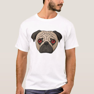 T-shirt do Pug do zombi