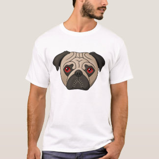 T-shirt do Pug do zombi