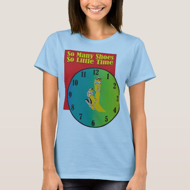 T-shirt do pulso de disparo dos calçados da forma (Frente)