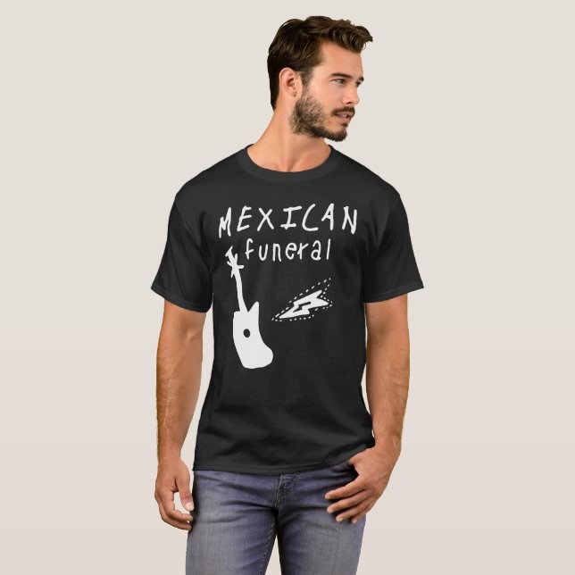 T-shirt Do punhal mexicano delicadamente (Frente Completa)