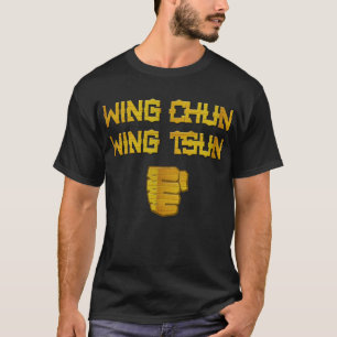 T-shirt do punho de Tsun da asa de Chun da asa