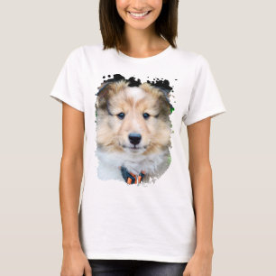 T-Shirt do Quadro de Cachorro Engraçado