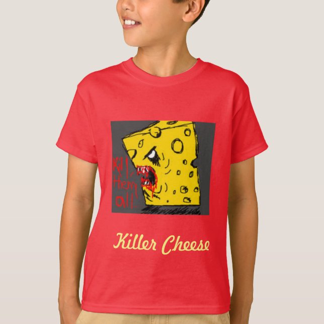 T-shirt do queijo do assassino (Frente)