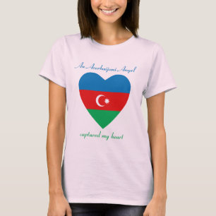T-shirt do querido da bandeira de Azerbaijan