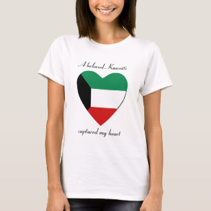 T-shirt do querido da bandeira de Kuwait