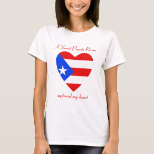 T-shirt do querido da bandeira de Puerto Rico