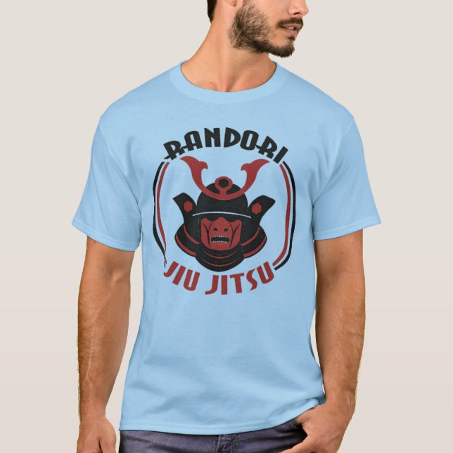 T-shirt do Randori Jiu Jitsu dos homens (Frente)