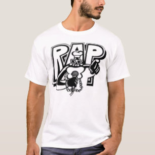 T-shirt do rap de Recordz da chama do branco