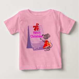 T-shirt do rato do Natal