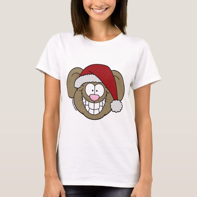 T-Shirt do Rato papai noel (Frente)