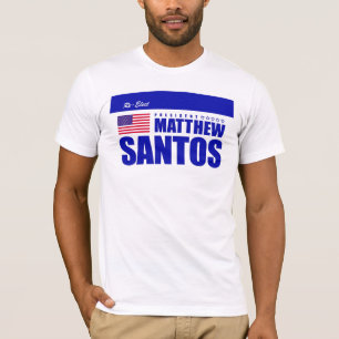 t-shirt do Re-elect Matt Santos