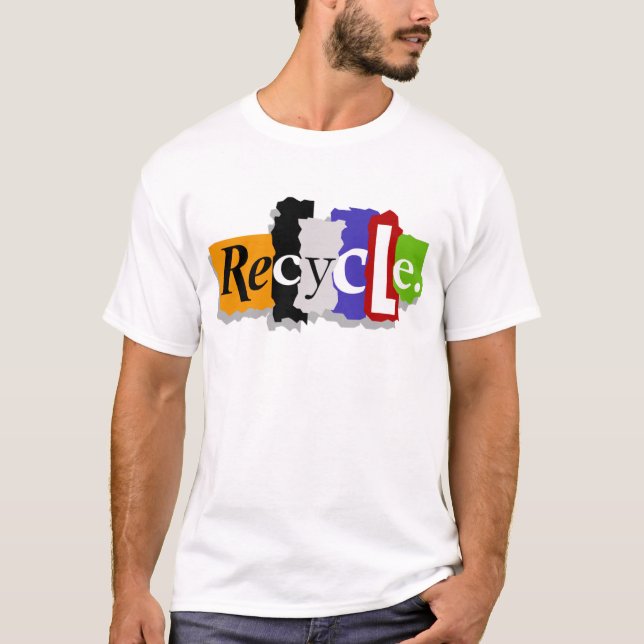 T-shirt do reciclar (Frente)
