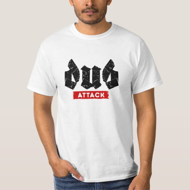 T-Shirt do Reggae de Ataque Dub (Frente)