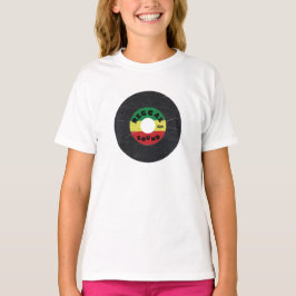 t-shirt do registro da reggae 7-Inch