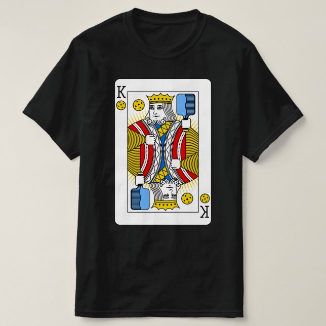 T-SHIRT DO REI DE PICKLEBALL (Frente do Design)