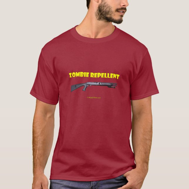 T-SHIRT DO REPELLENT DO ZOMBI (Frente)