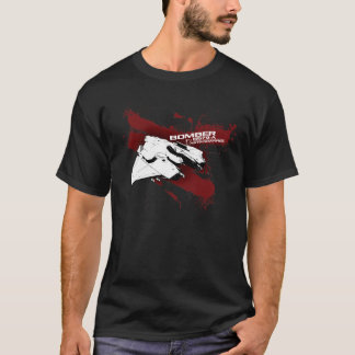 T-shirt do respingo do bombardeiro