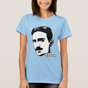 T-shirt do retrato de Nikola Tesla