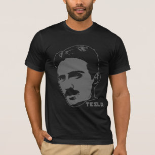 T-shirt do retrato de Nikola Tesla