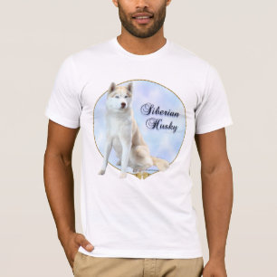 T-shirt do retrato do rouco Siberian