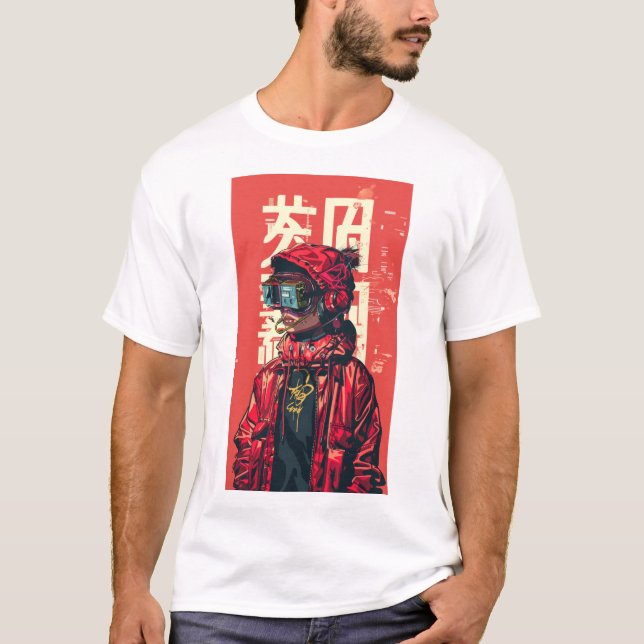 T-Shirt do Retro Anime MPC Music Player (Frente)
