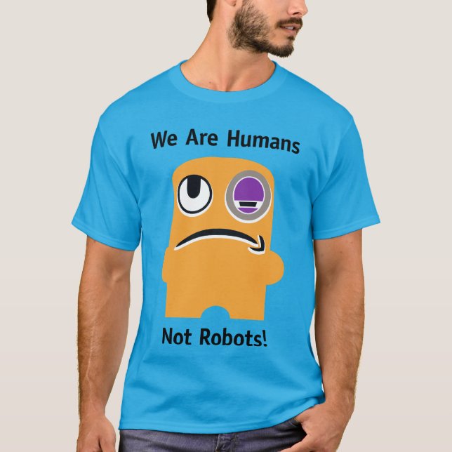 T-shirt do robô de Amazon (Frente)