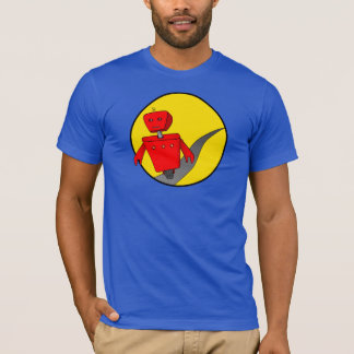 T-shirt do robô do fugitivo dos homens