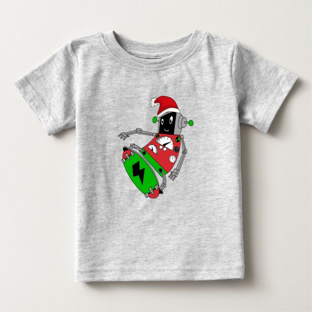 T-shirt do Robô Natal (Frente)
