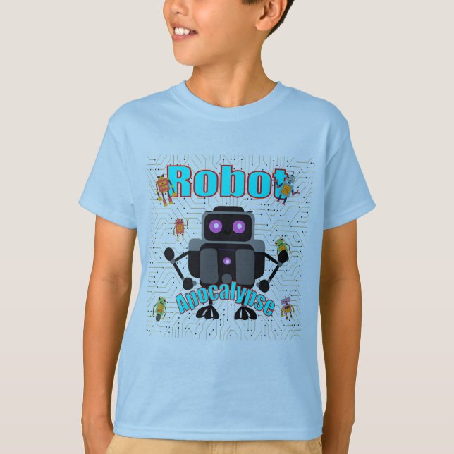 t-shirt do Robot retrovisor (Frente)