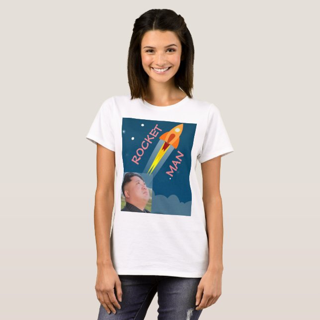 T-Shirt do Rocket Man (Frente Completa)