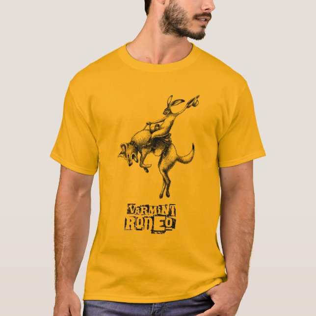 T-shirt do rodeio de Varmint (Frente)