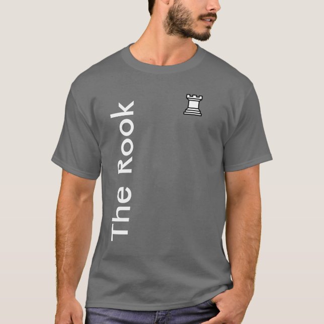 T-shirt do Rook da xadrez (Frente)
