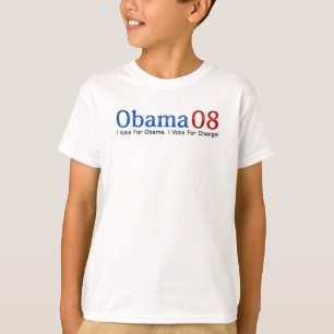T-shirt do roupa de Democrata Barack Obama
