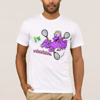 T-shirt do roupa dos homens do polvo do tênis
