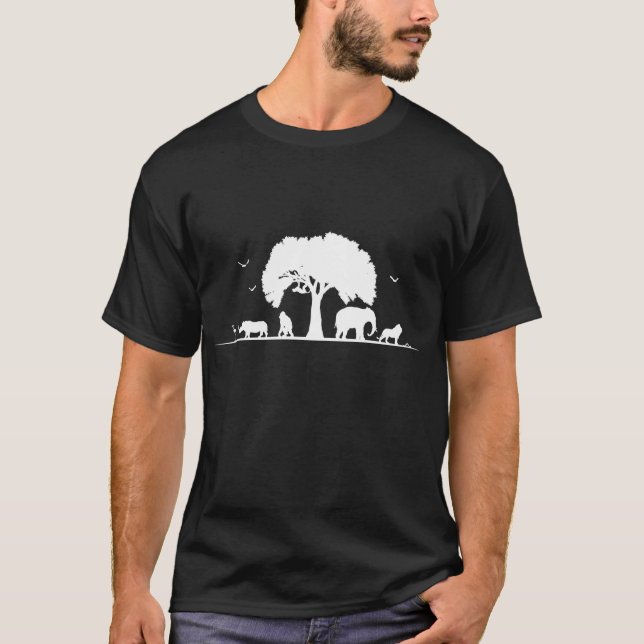 T-shirt do safari (Frente)